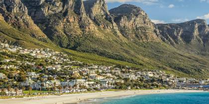 The beautiful coastline of Cape Town