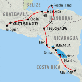 The Way To San Jose - 15 days map