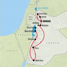 Totally Jordan - 8 Days Map