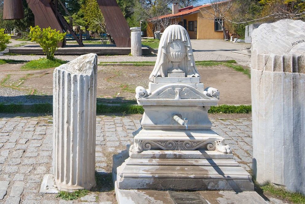 Ruins at the entrance of Troy