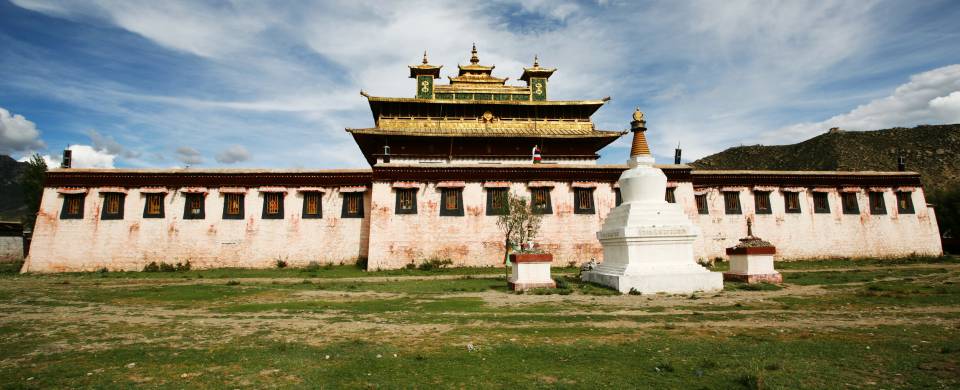 The ancient monastery of Samye near the town of Tsedang in Tibet