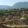 White washed houses with terracotta roofs in Safranbolu