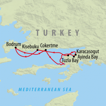 Turkish Delight - 8 Days map