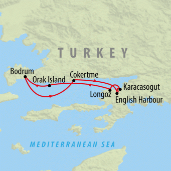 Turkish Delight - 8 Days map