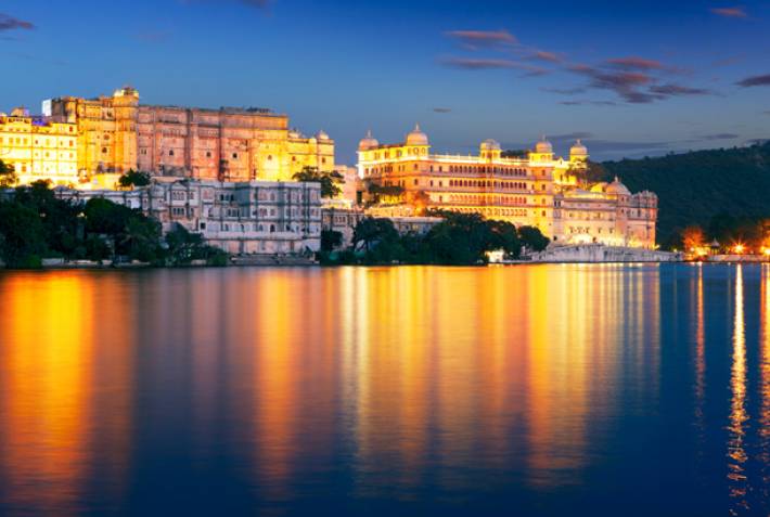 Udaipur City Palace at night - India - On The Go Tours