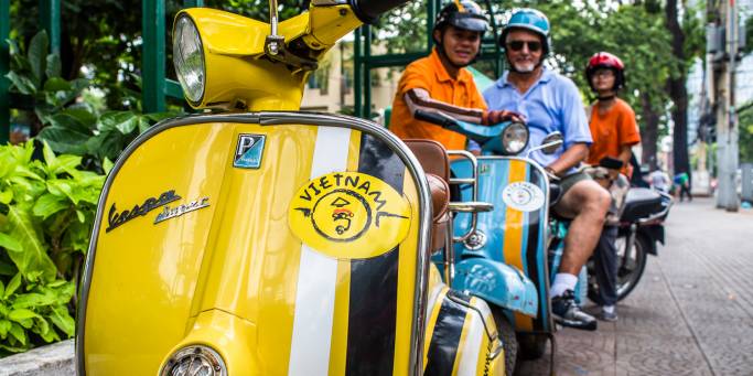 Vespa ride in Saigon | Vietnam | Southeast Asia