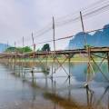 The Blue Lagoon, home to fascinating caves as well as a water swing, in Vang Vieng