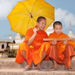 You'll see plenty of Buddhist monks on our tours to Laos