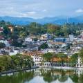 View of Kandy from across the water