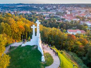 View of Vilnius from the Hill of Three Crosses