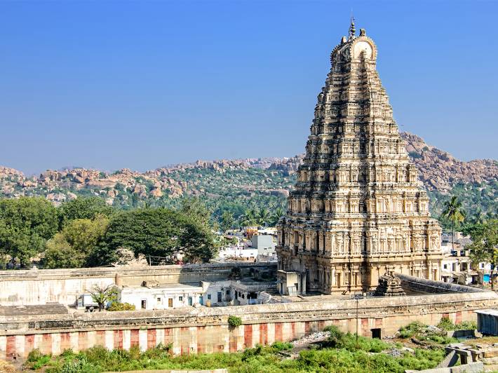 Virupaksha Temple in Hampi - India Tours - On The Go Tours