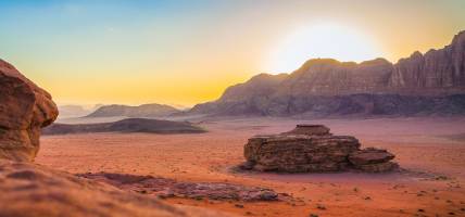 Wadi Rum at sunset - Jordan Tours - On The Go Tours copy