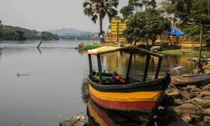 Wooden Boat in Jinja