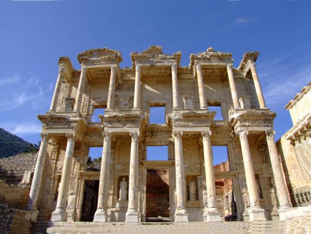 The stunning ancient ruins at the historical site of Ephesus