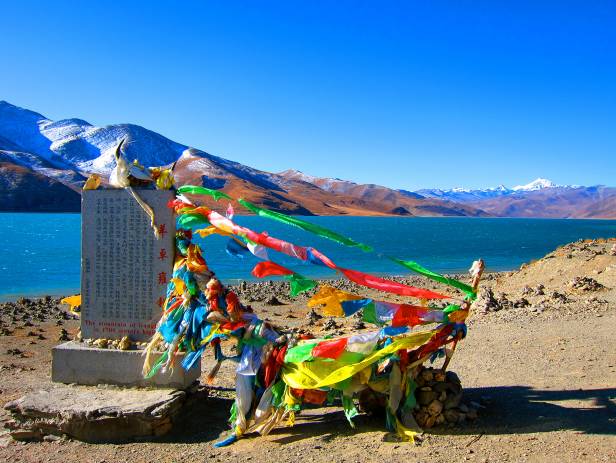 Fort on top of a hill in Gyantse