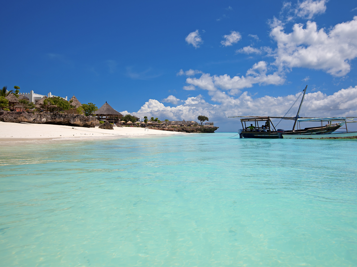 A beach in Zaizibar