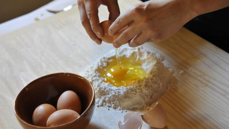 Cooking Class and Lunch at a Tuscan Farmhouse with Local Market Tour from Florence