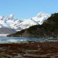Panoramic view of the mountains that make up the Tierra del Fuego National Park