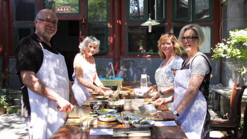 Experience Beijing: Chinese Cooking Class and Market Tour