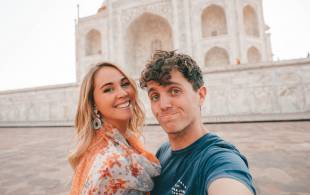 flying the nest at taj mahal