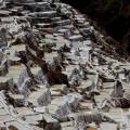 White water tumbling over rocks in Aguas Calientes