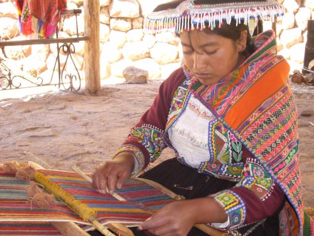 The impressive mountain views of the Sacred Valley in Peru