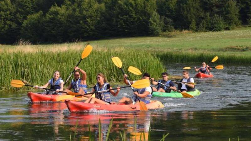 Kayak on the Gacka River