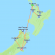 Budget Auckland, Abel Tasman & Christchurch - 14 days Map