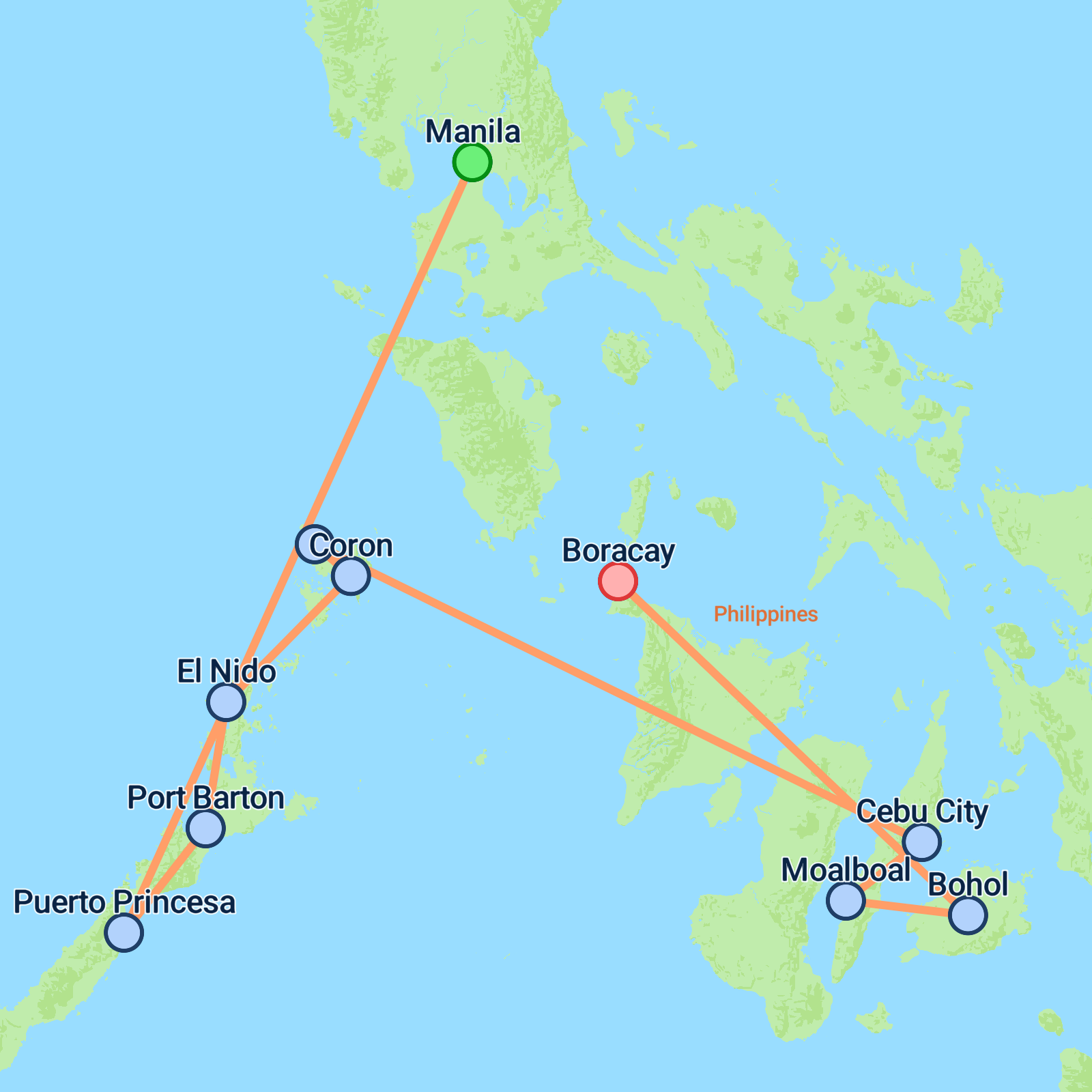 Cebu Philippines Map