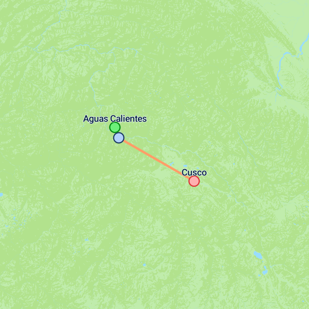 Lares Trek & Lost City - 4 days map