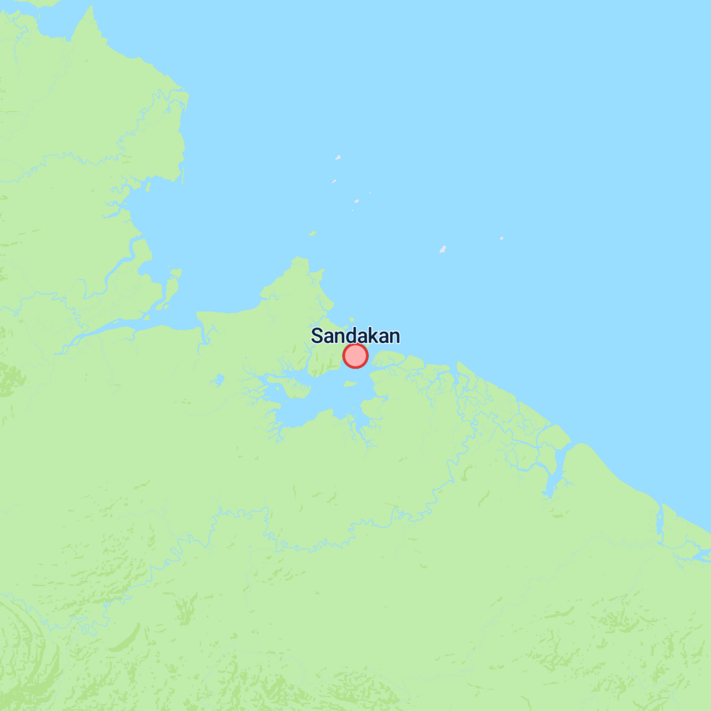 Sandakan Orangutan Adventure - 4 days map