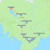 Cycling the Mekong Delta to Siem Reap - 12 days Map