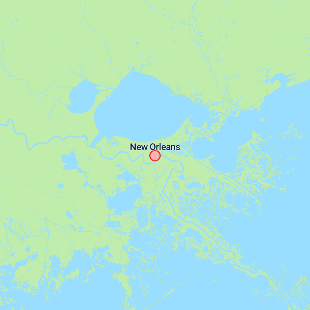 Best of New Orleans & Louisiana - 4 days map