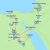 Journey Through Historic Holy Lands - 21 days Map