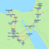 Jordan and Egypt Ancient Wonders Tour - 19 days Map