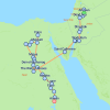 From Amman to Aswan A Journey Through Time - 16 days Map
