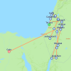 Journey Through Biblical Lands and Legends - 15 days Map