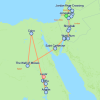 Sacred Journeys Jerusalem to Luxor Adventure - 16 days Map