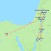 Holy Lands Adventure Jerusalem to Cairo - 12 days Map