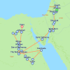 Journey Through Timeless Jordan and Egypt - 17 days Map