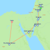 Journey Through Historic Jordan and Egypt - 10 days Map