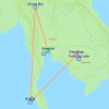 Best of Thailand & Angkor Wat (3 Star) - 12 days Map