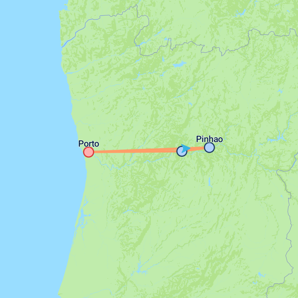 Porto & Douro Valley - 5 days map