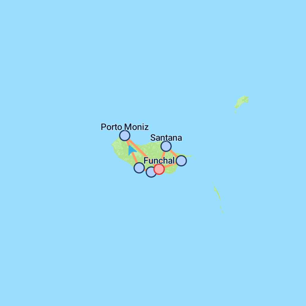 Madeira Discovery - 5 days map