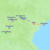 Luang Prabang to Hanoi - 12 days Map