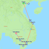 Vietnam to Angkor - 14 days Map