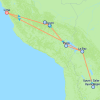 Totally Peru & Bolivia - 13 days Map