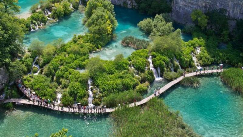 Plitvice Lakes National Park Tour from Split or Trogir