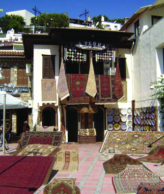 A market street in Turkey